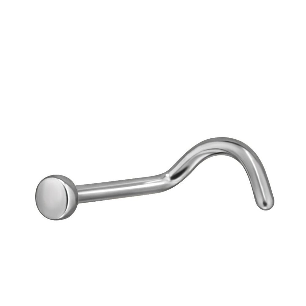 Titanium Circle Nose Stud 2mm | Hypoallergenic
